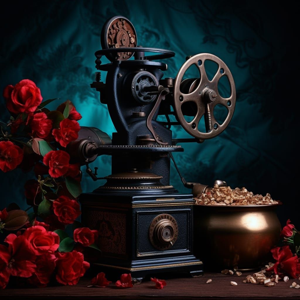Gramophone coffee flower dream