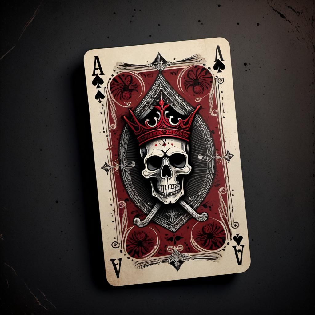 The Ace Of Spades - Ai Generated Artwork - Nightcafe Creator