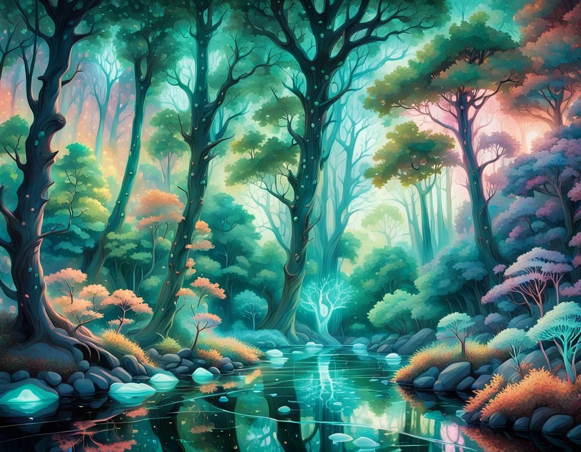 a serene landscape