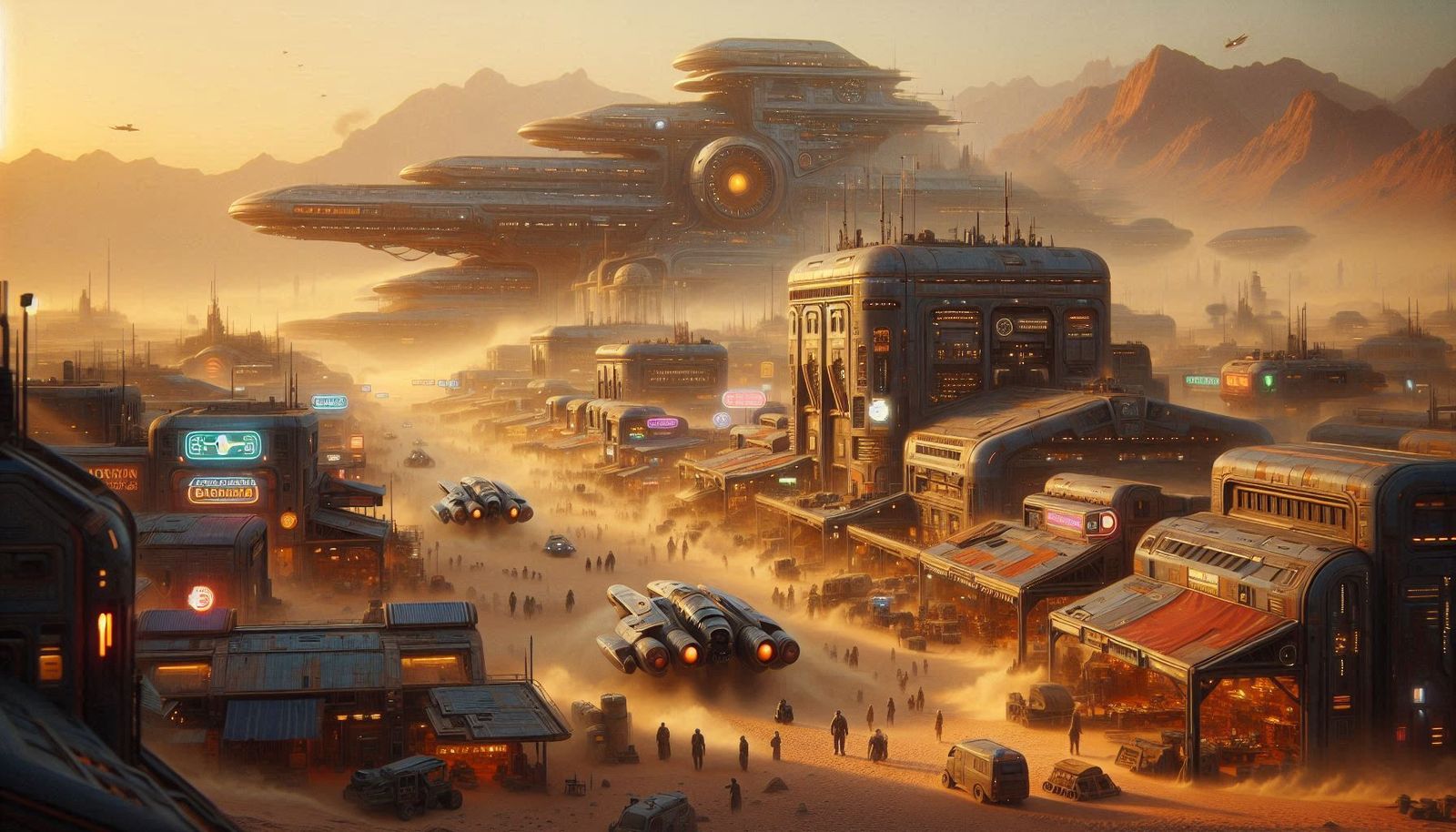 Barter Town on a Hot Planet