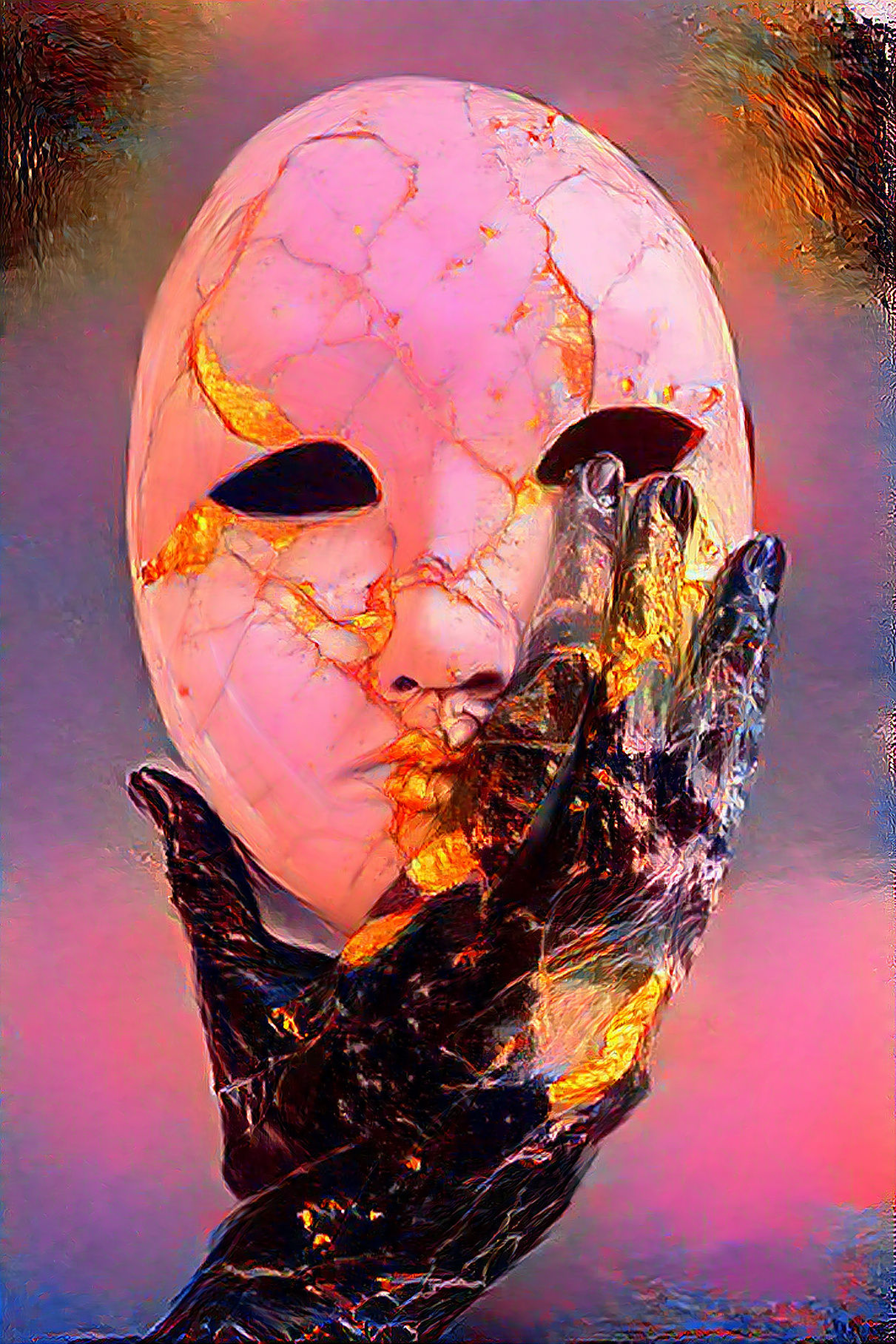 A mask to show yourself you're golden and valid. Little twist: everyone else will see it too.