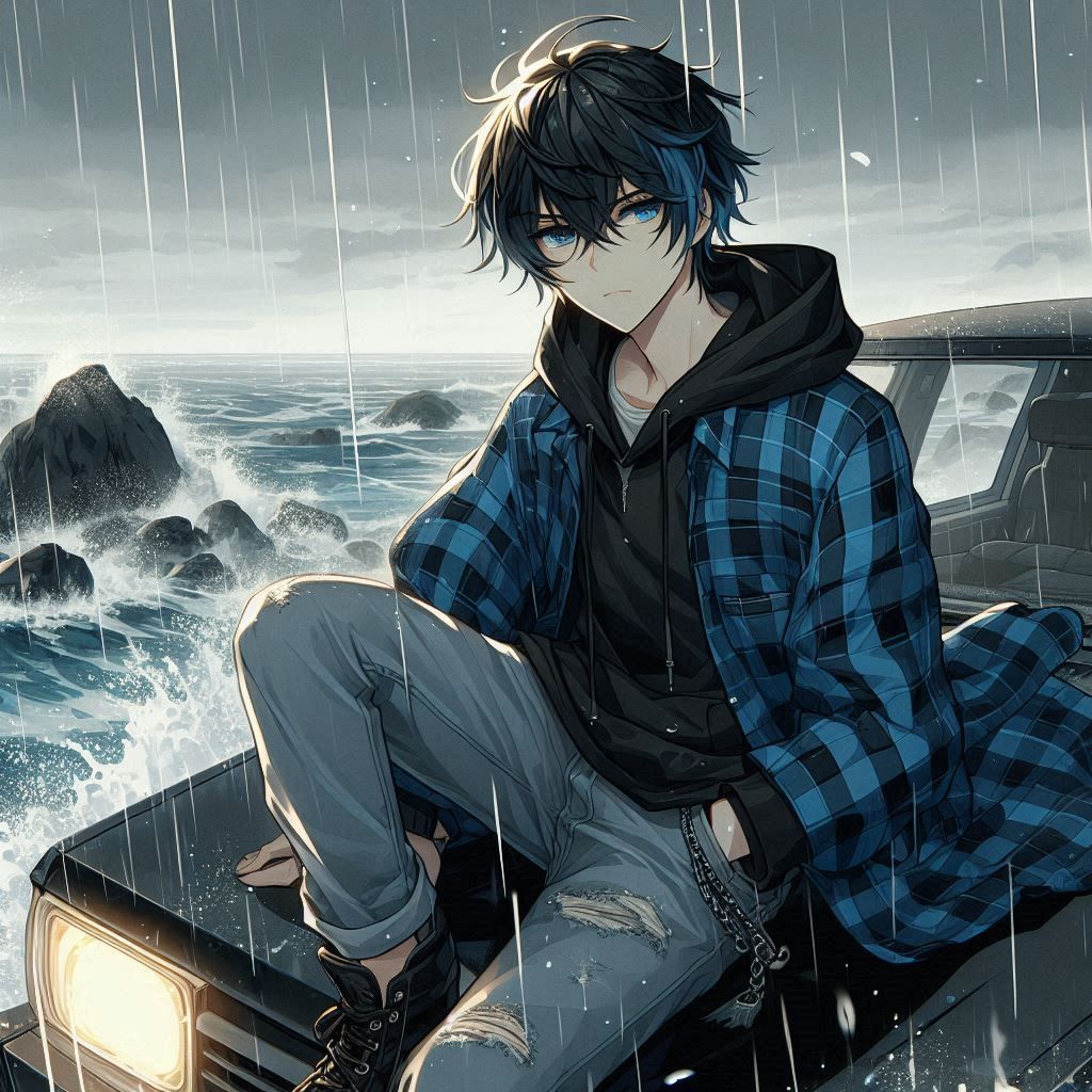 swept away by the waves