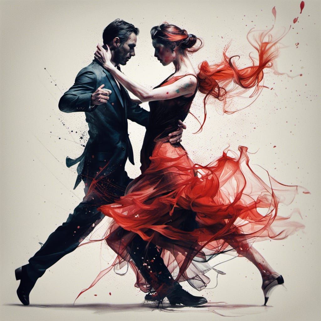 Dancing couple  by @Storpotaten