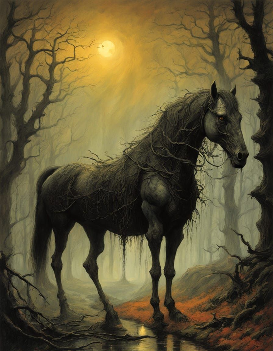 "Ghost horse"  by @Kurt von Donnersberg