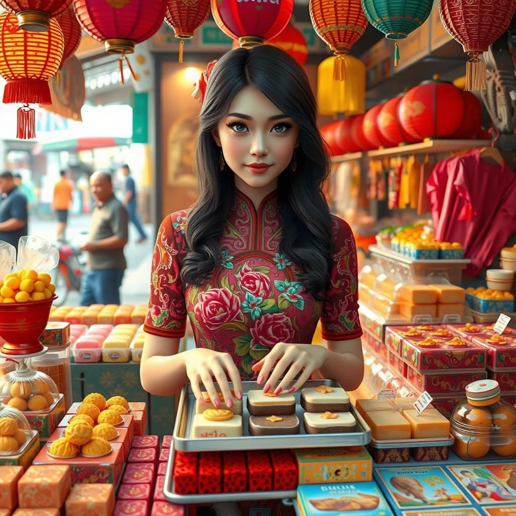 Chinese Traditional Desserts  by @Cotton Candy Art