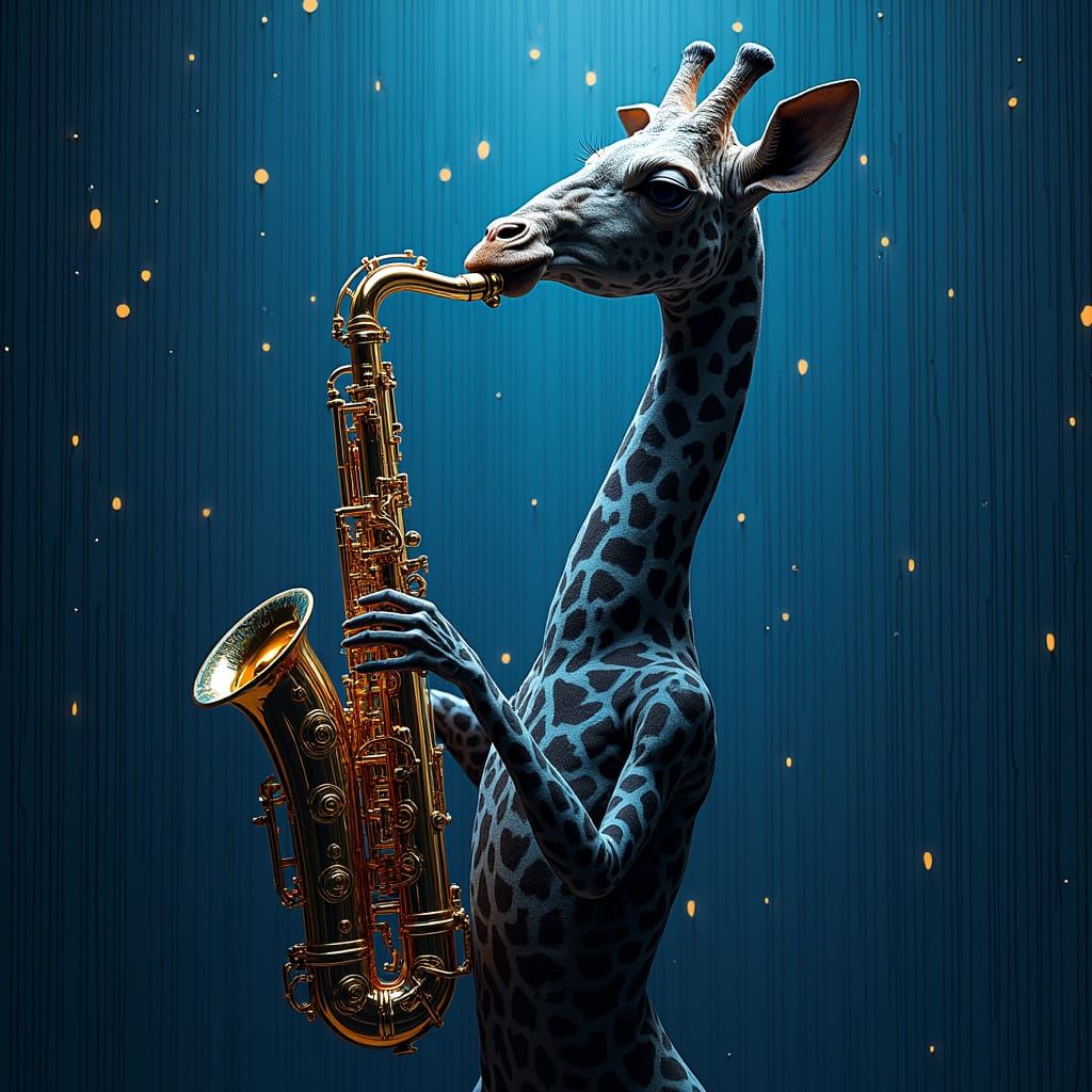 giraffe-jazz  by @Steph