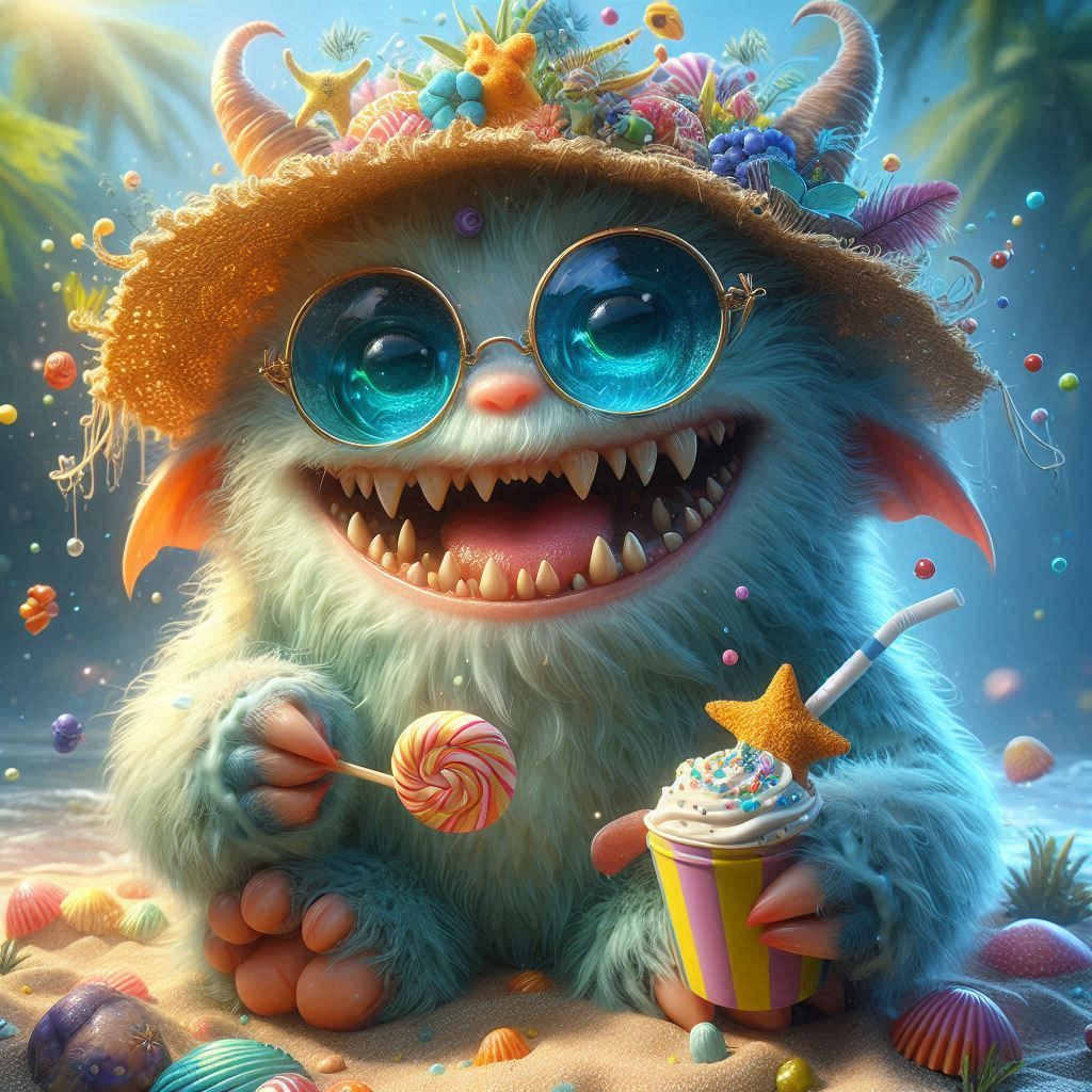 adorable fairy-tale fantasy creature portrait..