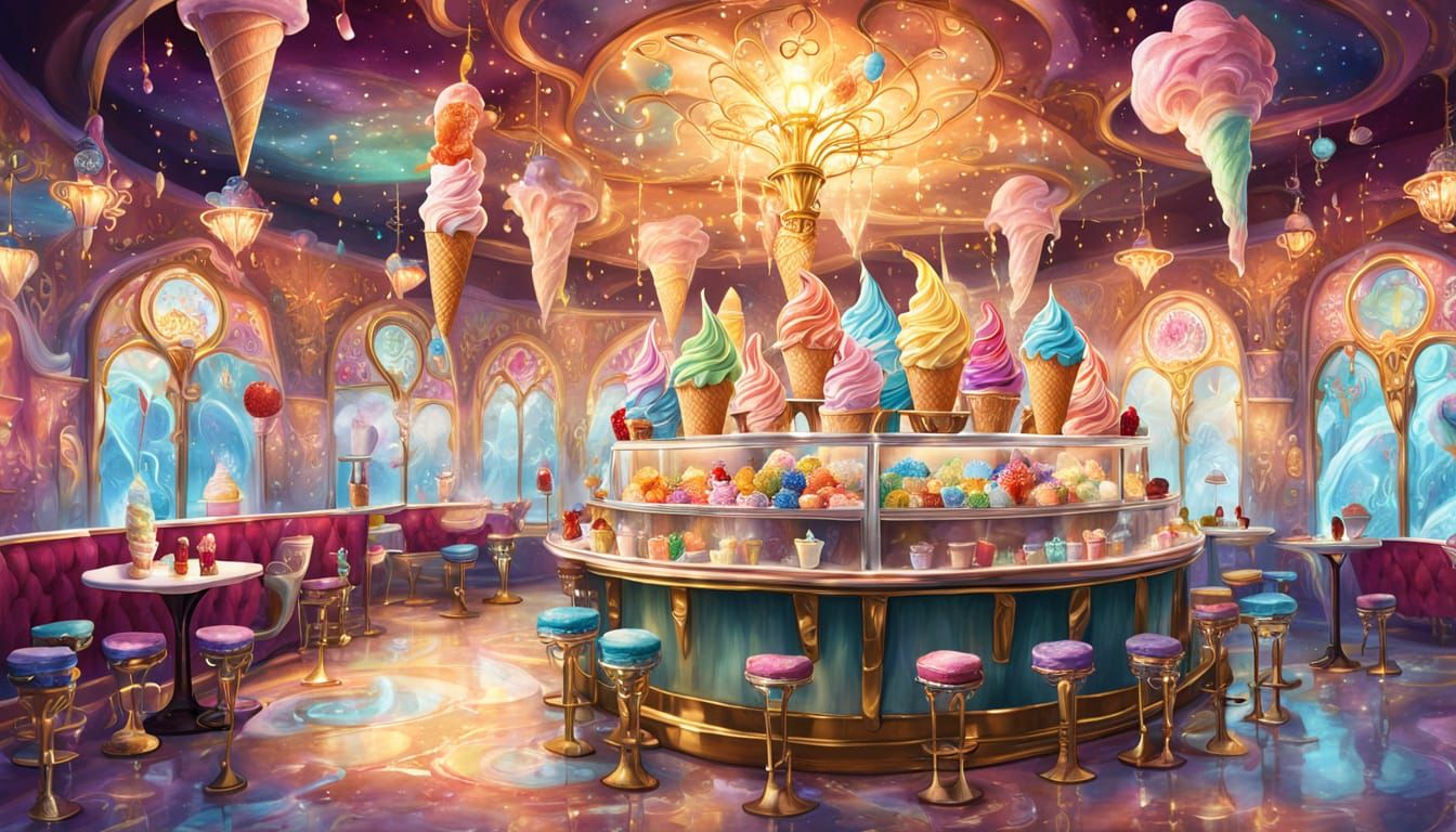 The Ice Cream Parlor  by @The Enspiritor