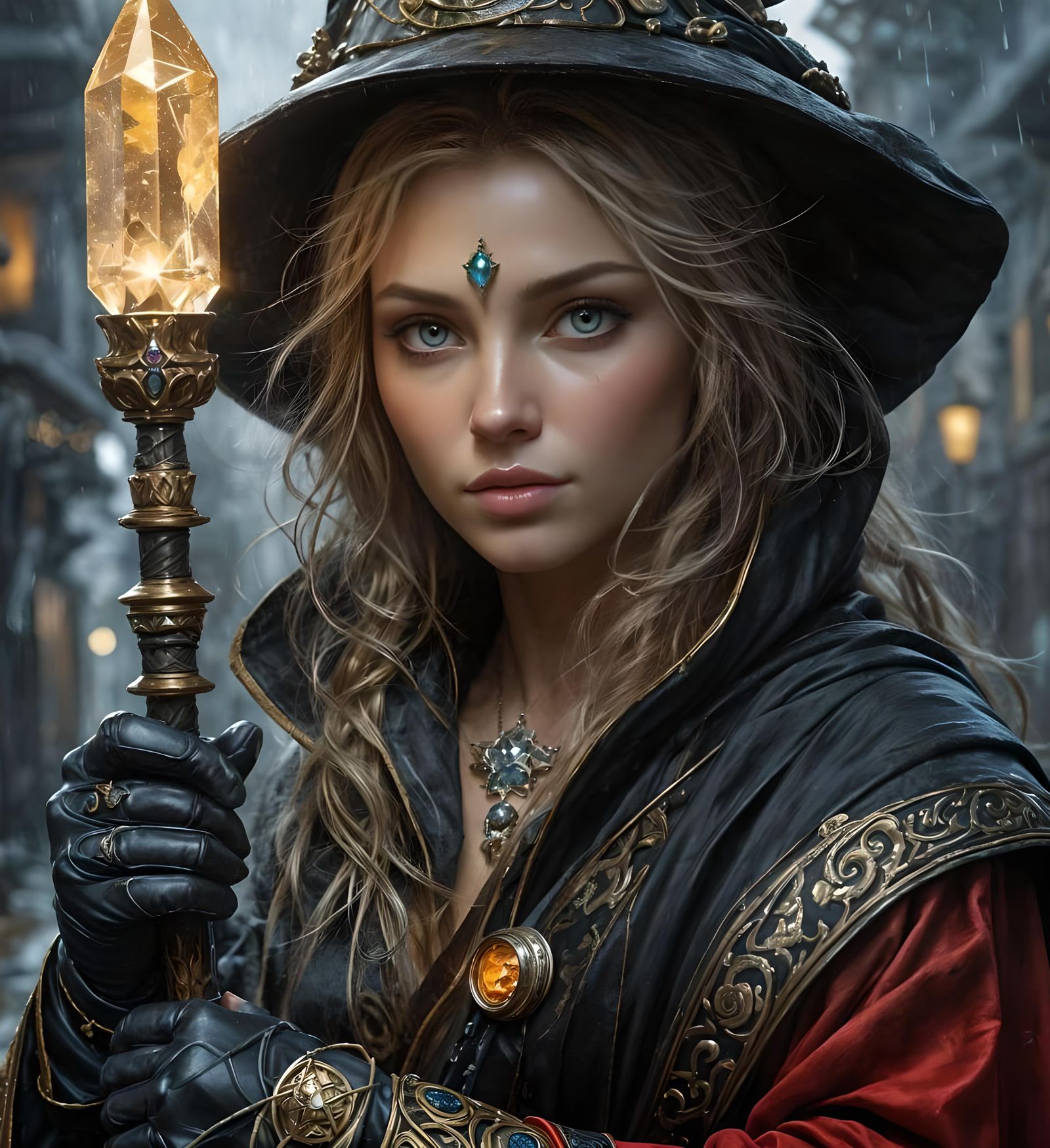 The Town's New Mage  by @Notuneek