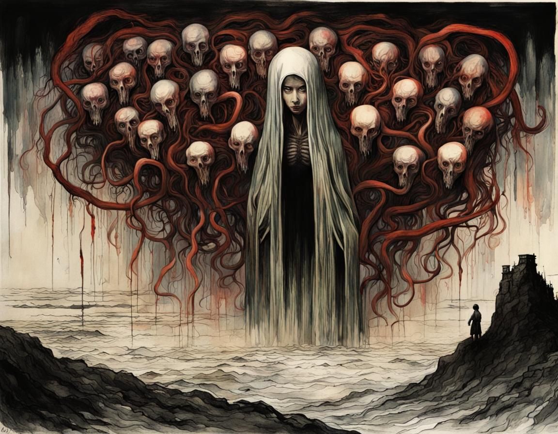 Alas, he saw... death  by @ad infinitum