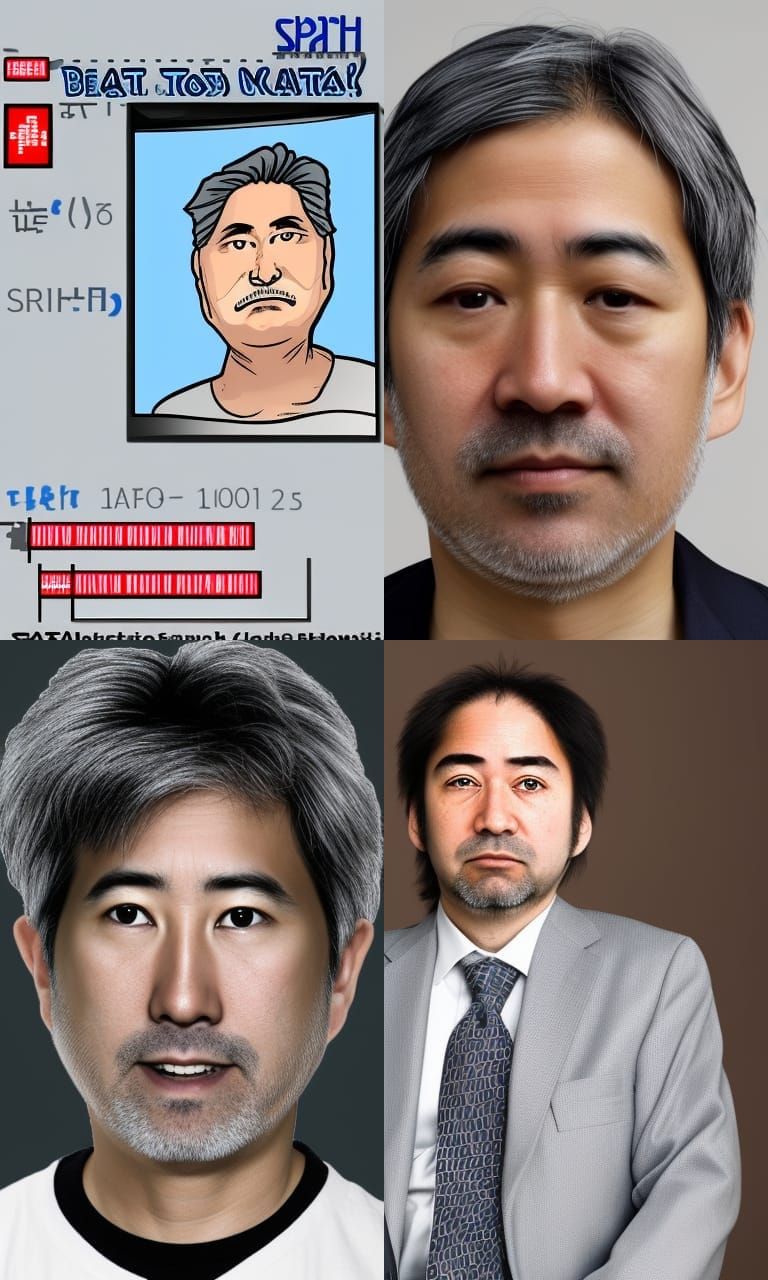 Satoshi Nakamoto Real Face - AI Generated Artwork - NightCafe Creator