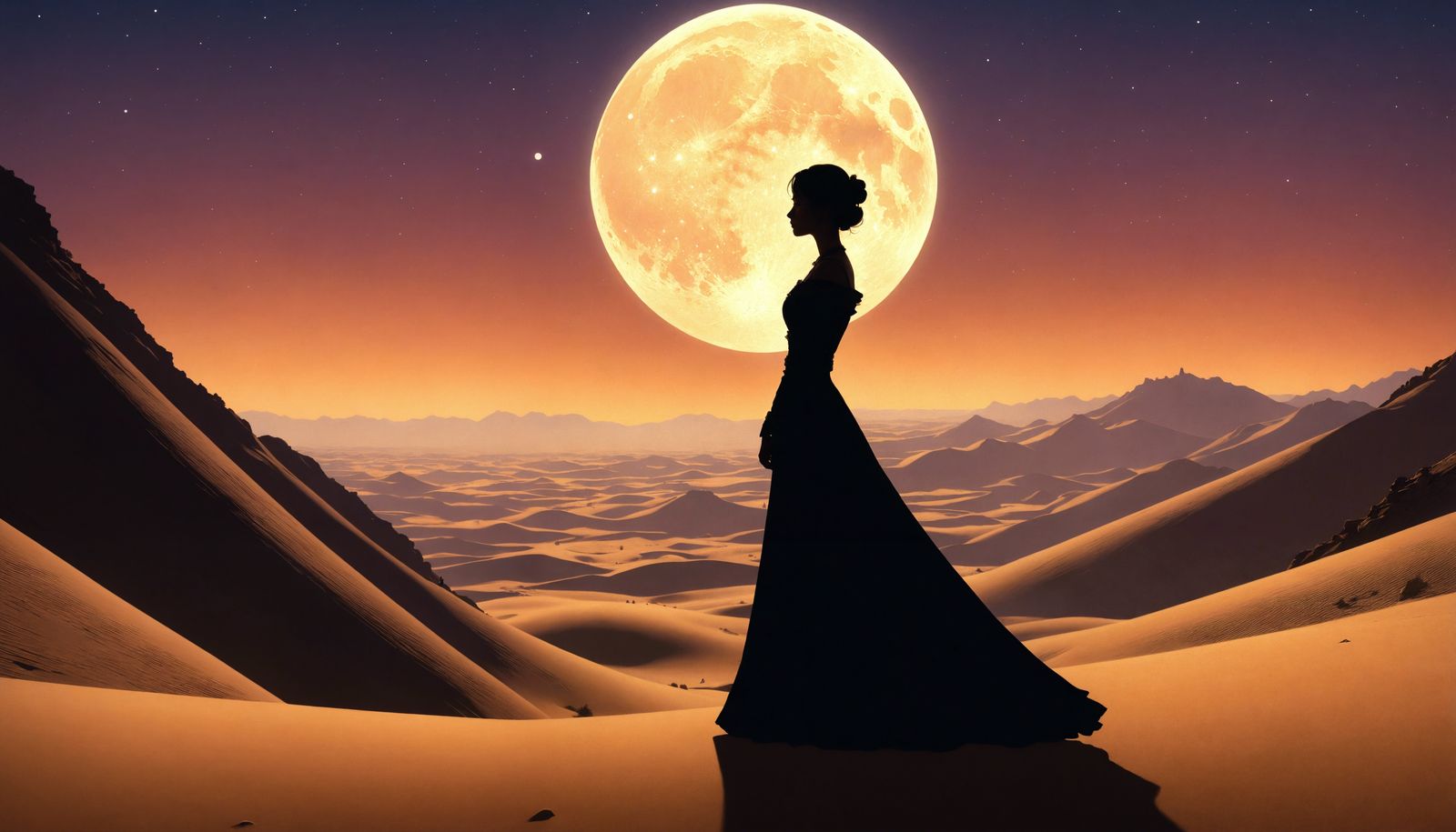 Caught by the desert