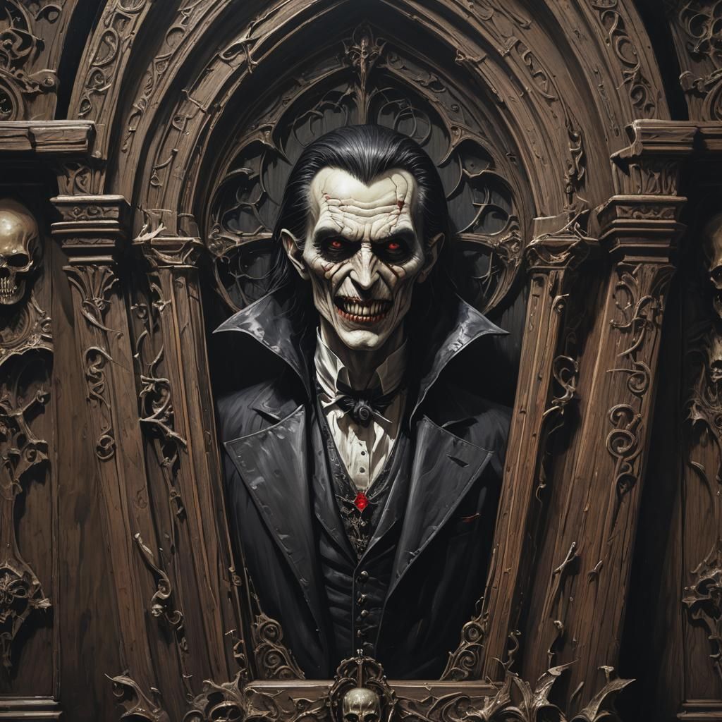 gothic vampire coffin