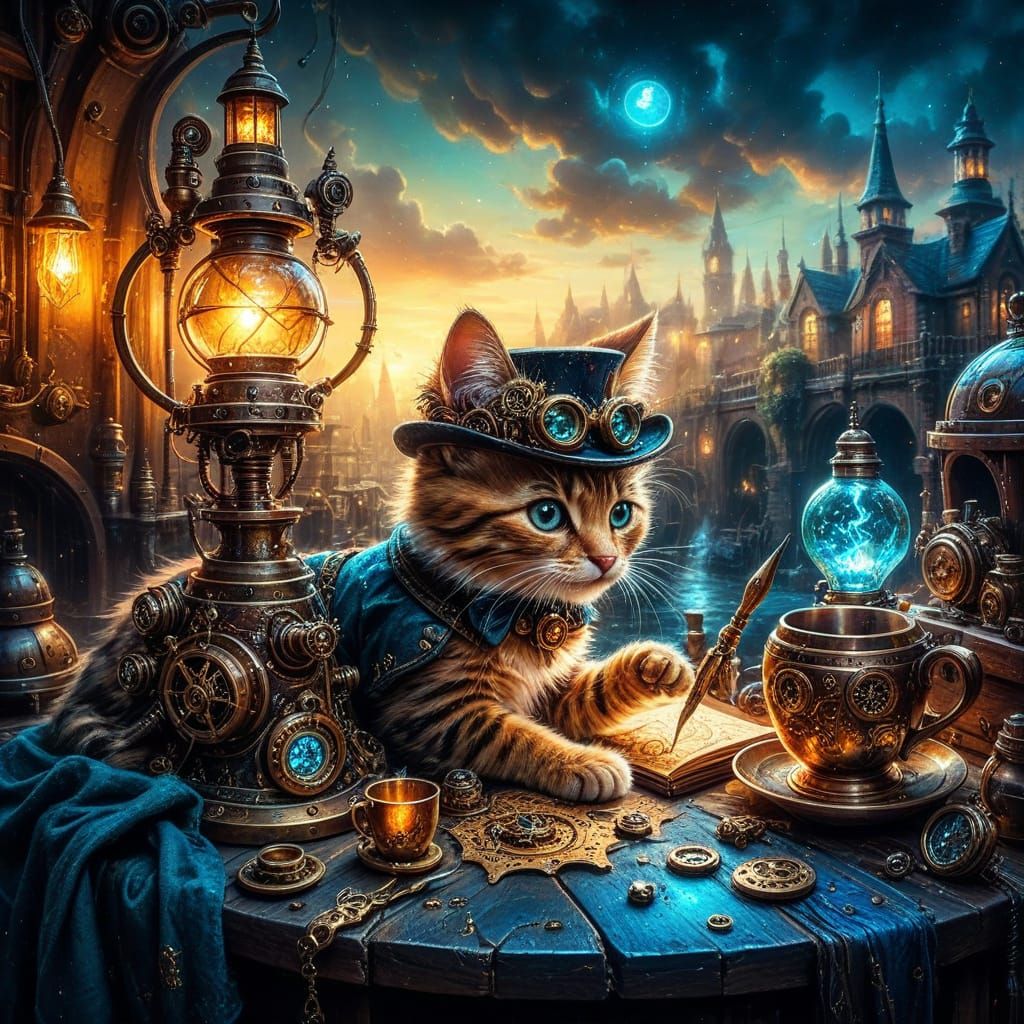 Steampunk Kitten's Workshop ⚙️☕ #3