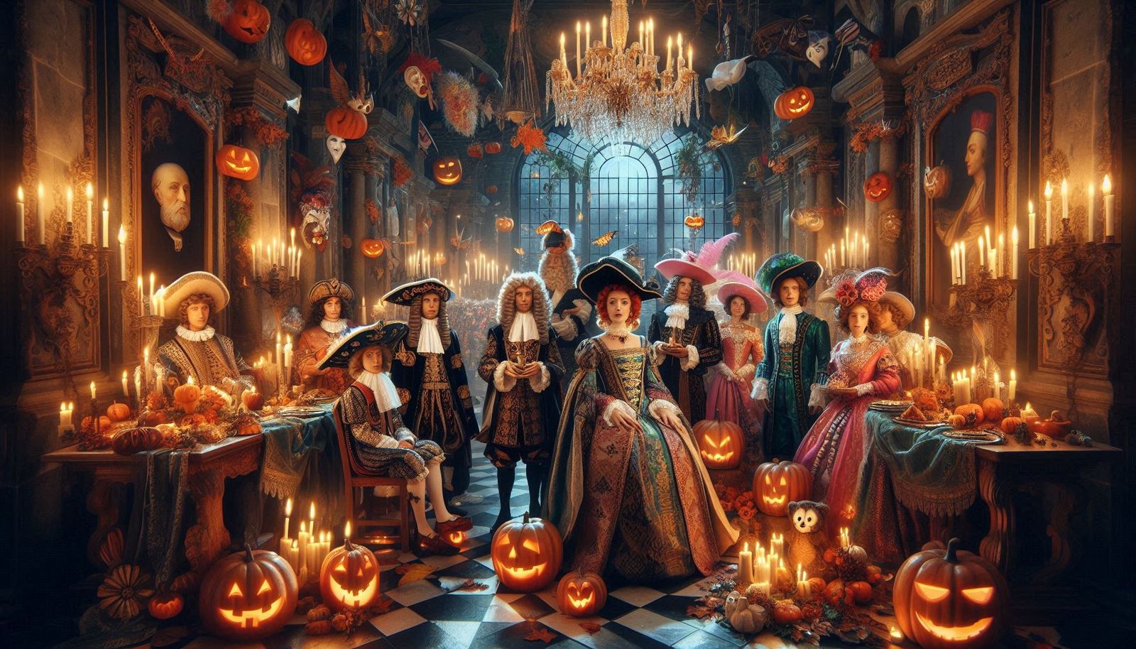 Halloween in Baroque court