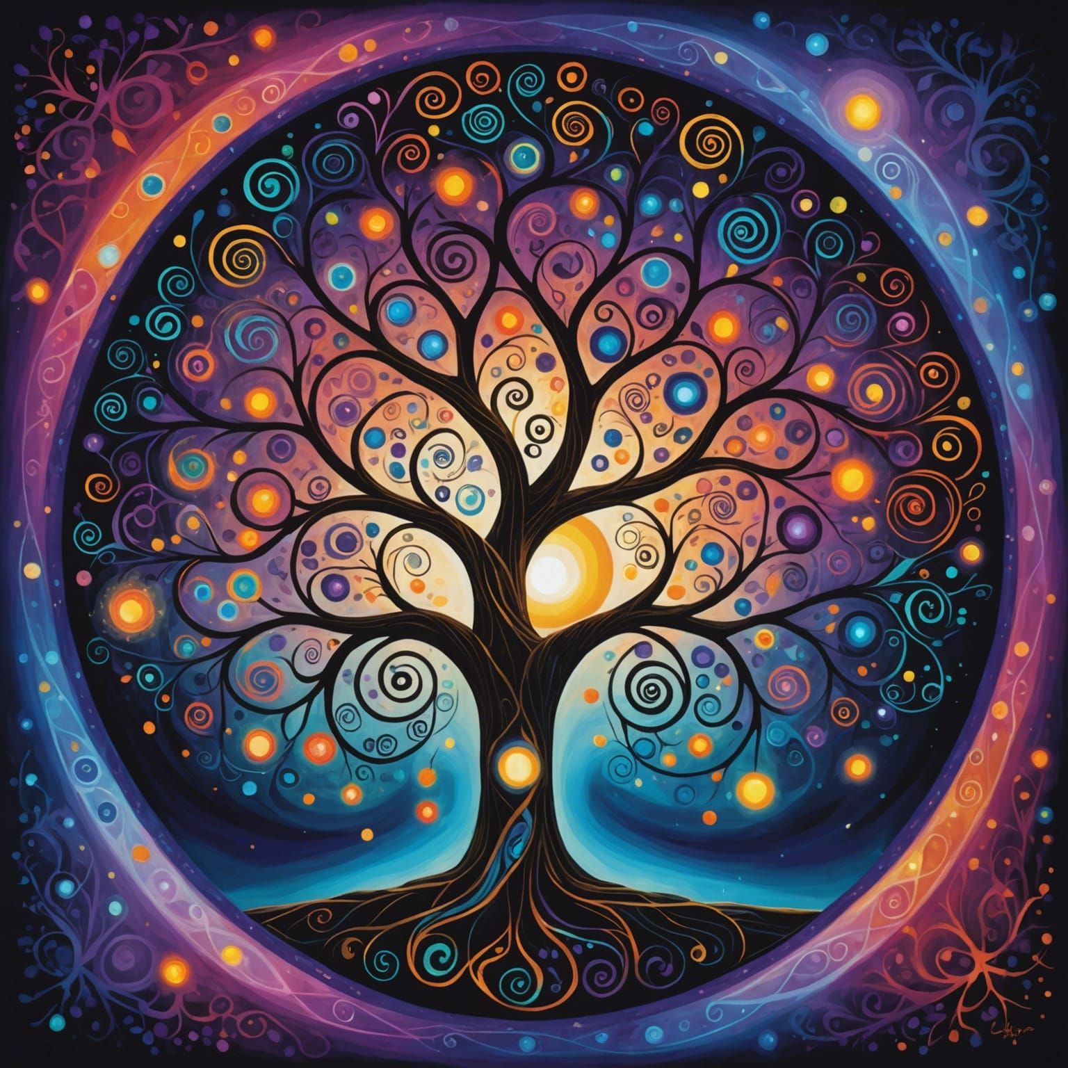 Magical Tree of Life - 1 - AI Generated Artwork - NightCafe Creator