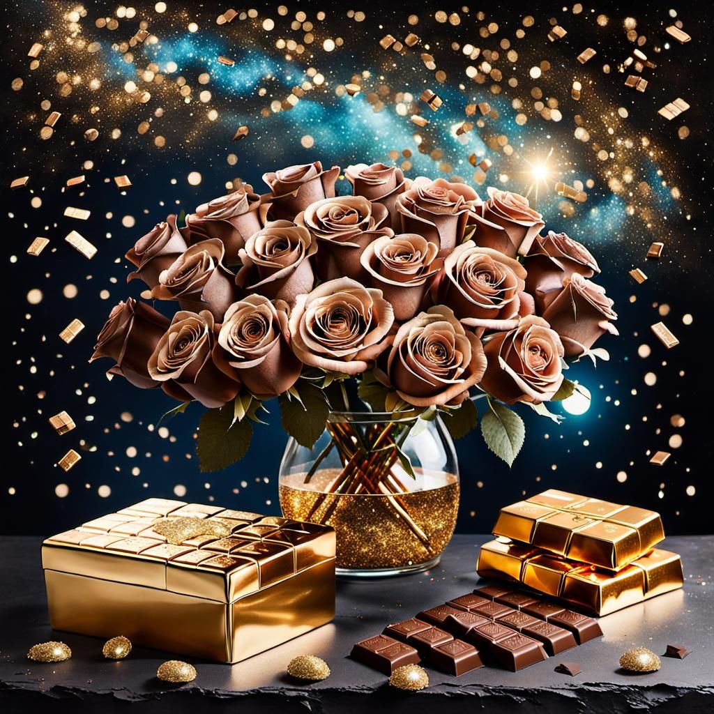 Chocolate & Roses  by @Billy