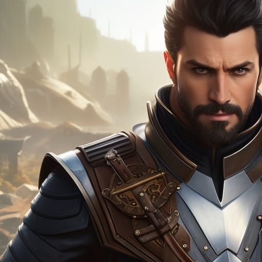 Renix Gorik, Attractive white male legendary cunning pirate,...