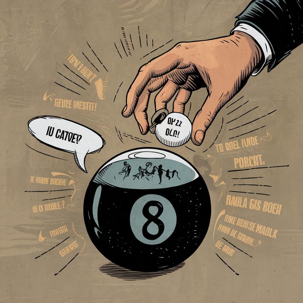 Enchanted Magic 8-Ball Oracle Reveals Mystical Messages