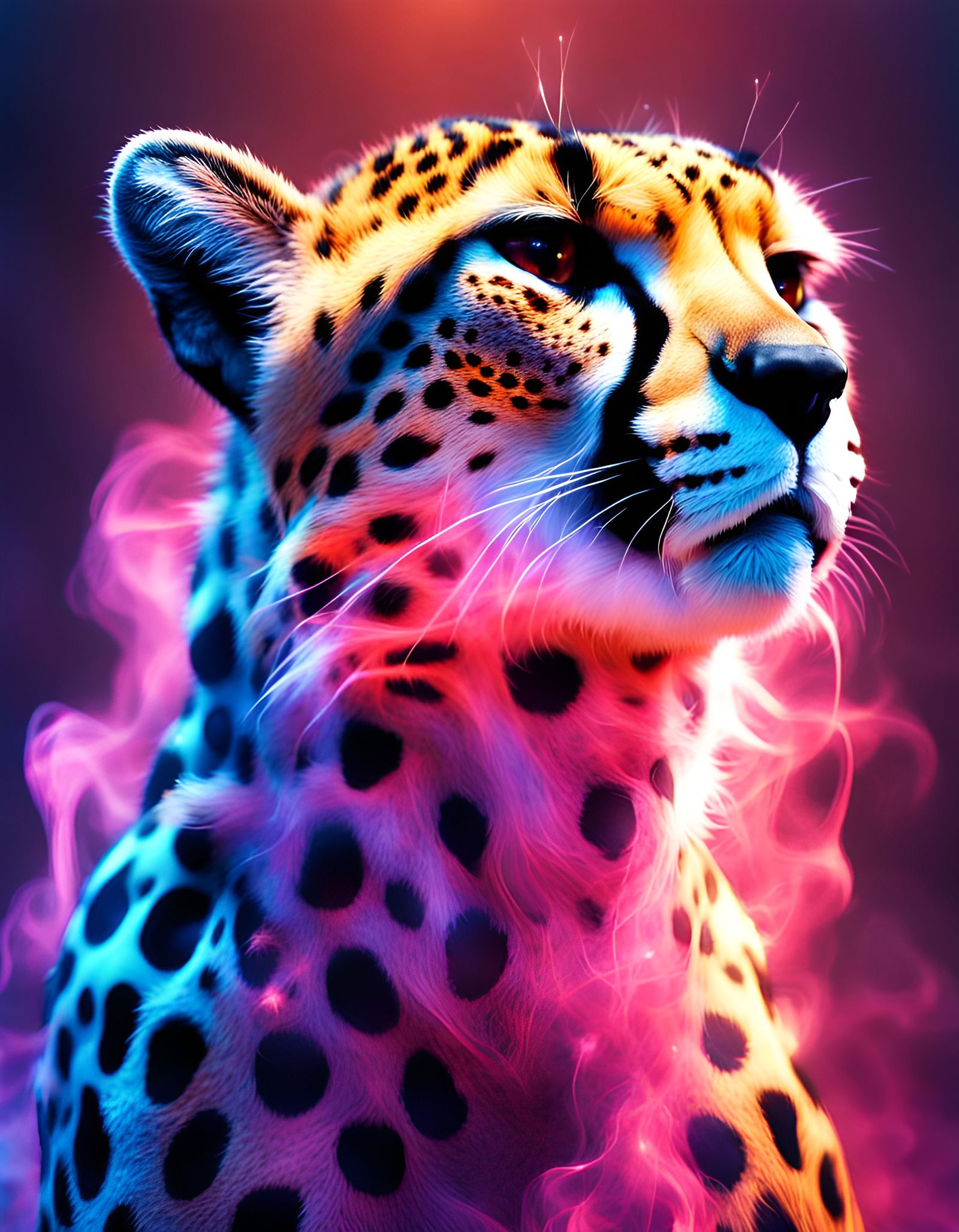 The cheetah … - AI Generated Artwork - NightCafe Creator