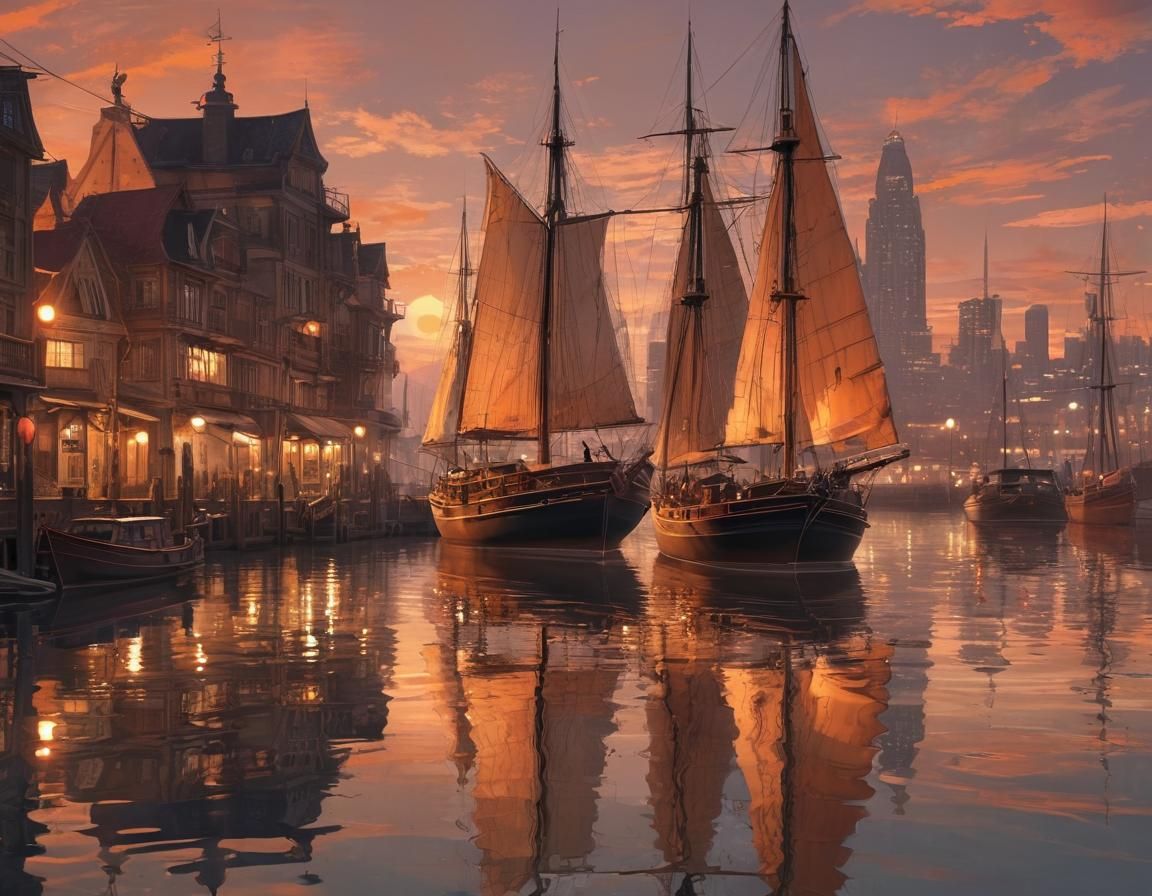 Harbor   by @1cheesepuff