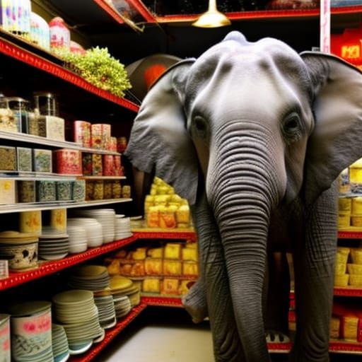 elephant in a china shop