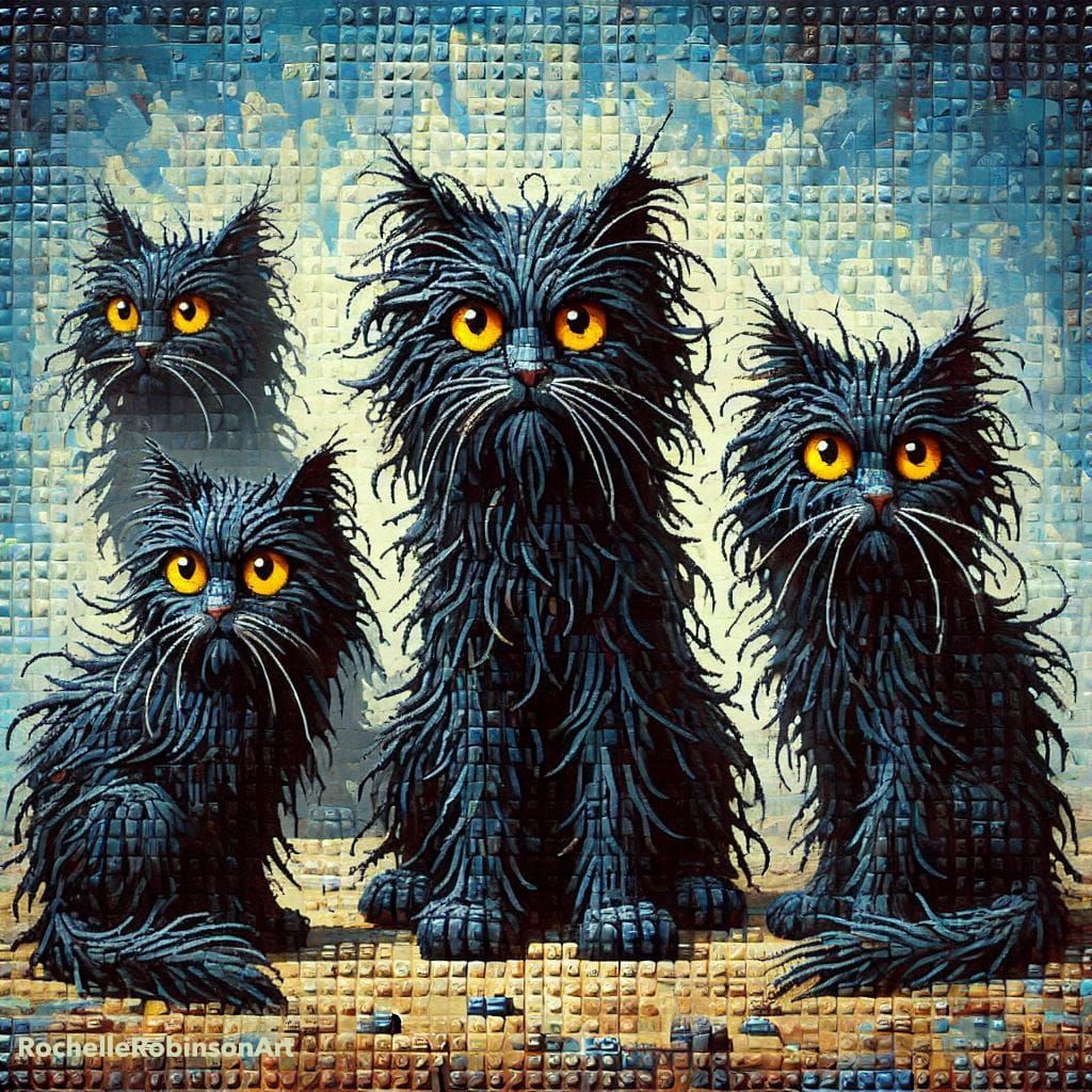 Street Cats - Lego Art