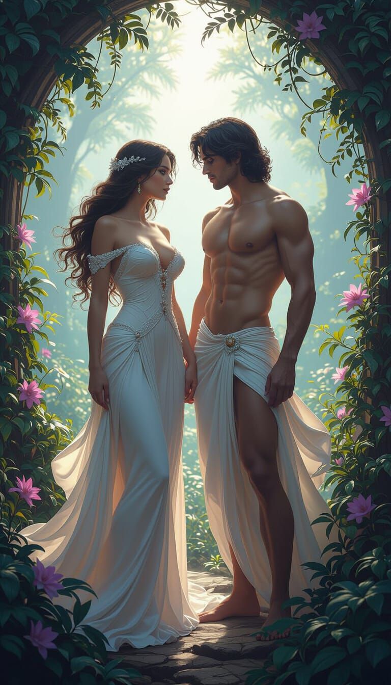Adam and Eve   by @Ankhor 