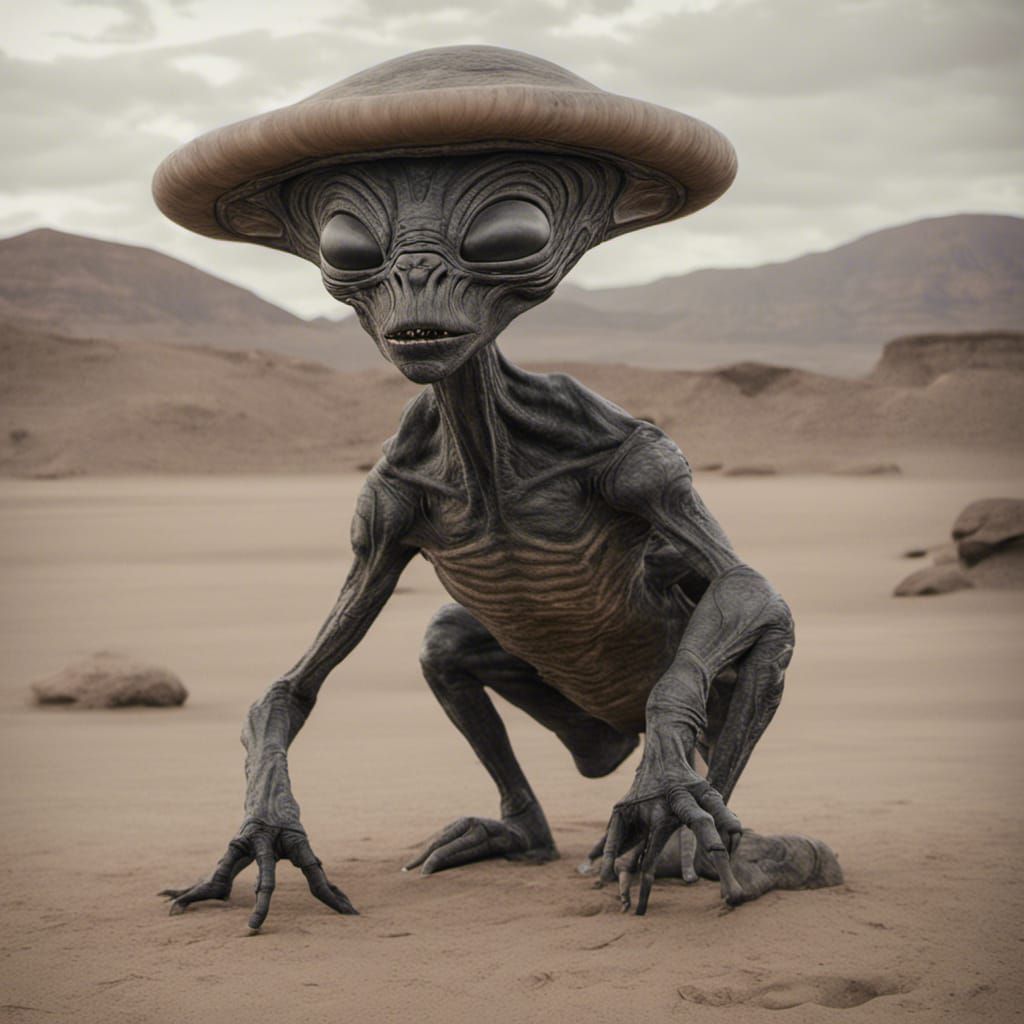 Standard alien photo