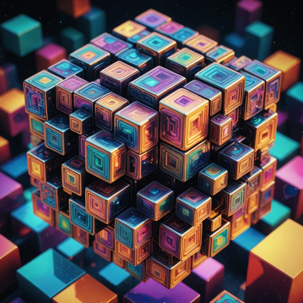 A Series of Cubes  by @Mantooth Gage