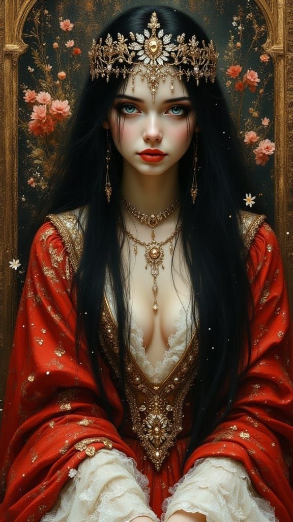 Add tears running down her face  - Start Image 1