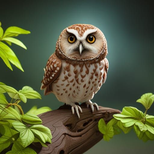 Tiny Elf Owl - AI Generated Artwork - NightCafe Creator