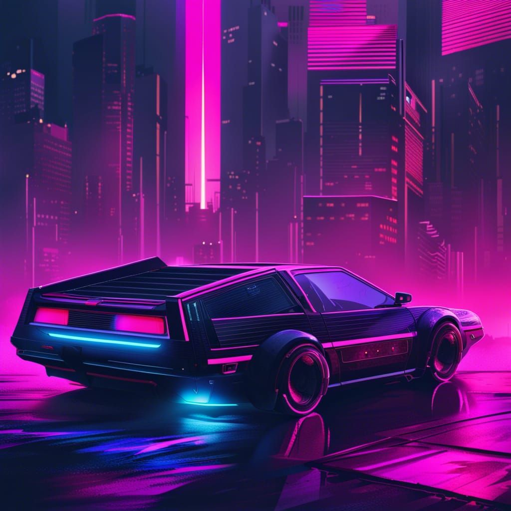 cyberpunk style digital art | synthwave | retrowave | sci-fi ...