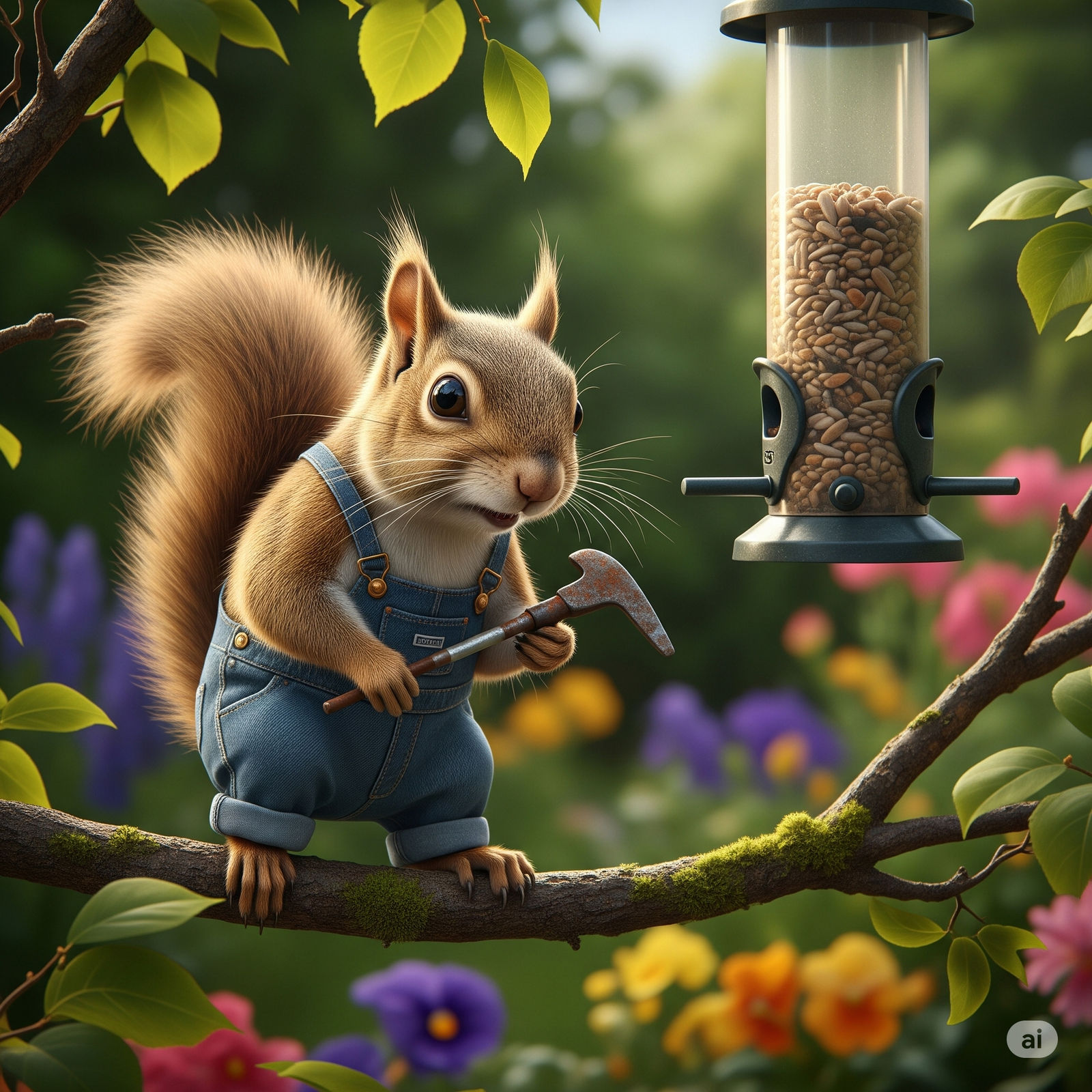 Mischievous Squirrel