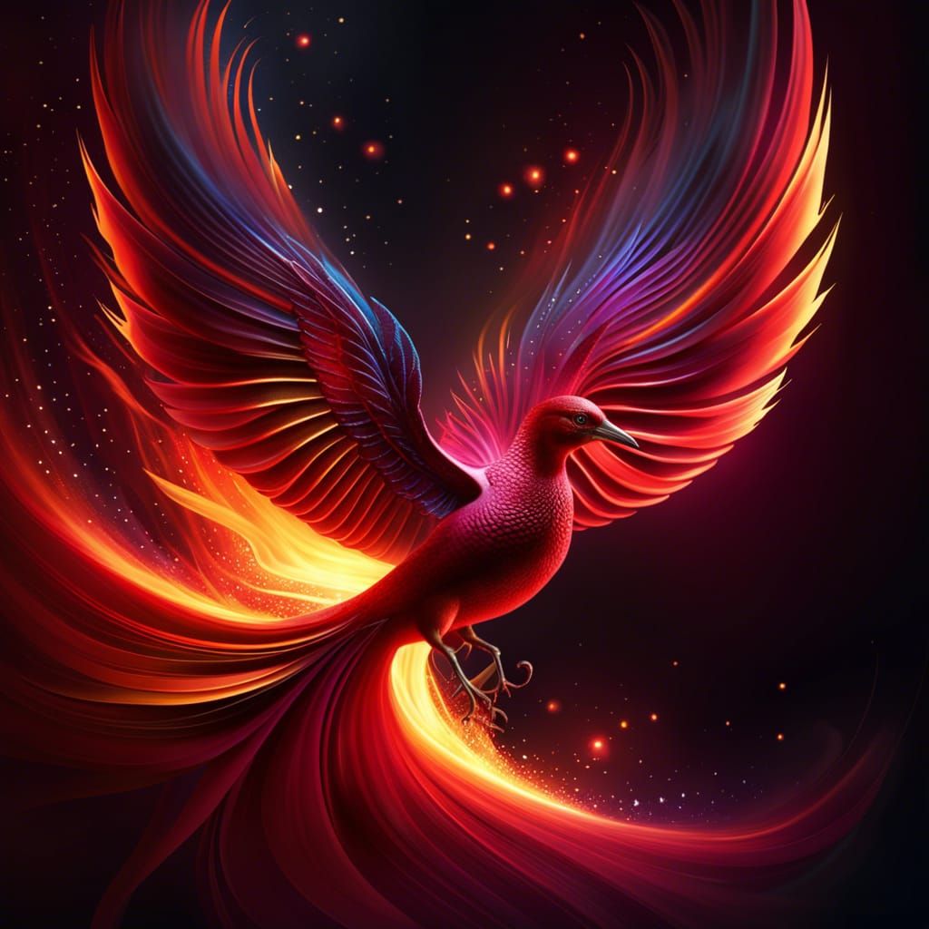 An Experimental Phoenix #2... - AI Generated Artwork - NightCafe Creator