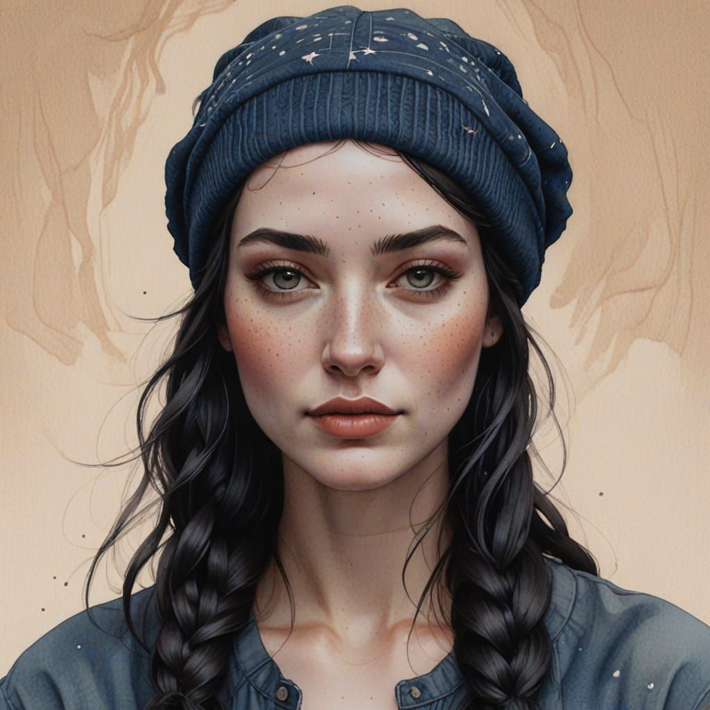 Grunge Goddess in Pastel Hues