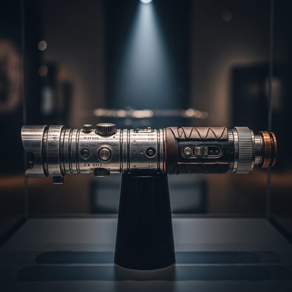 Lightsaber in the museum