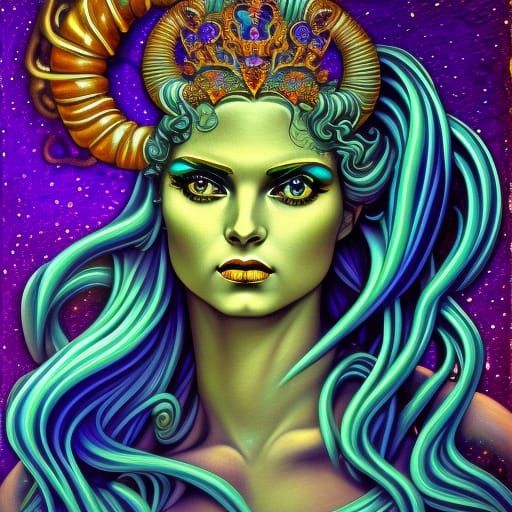 Amphitrite, Goddess of the Sea - AI Generated Artwork - NightCafe Creator