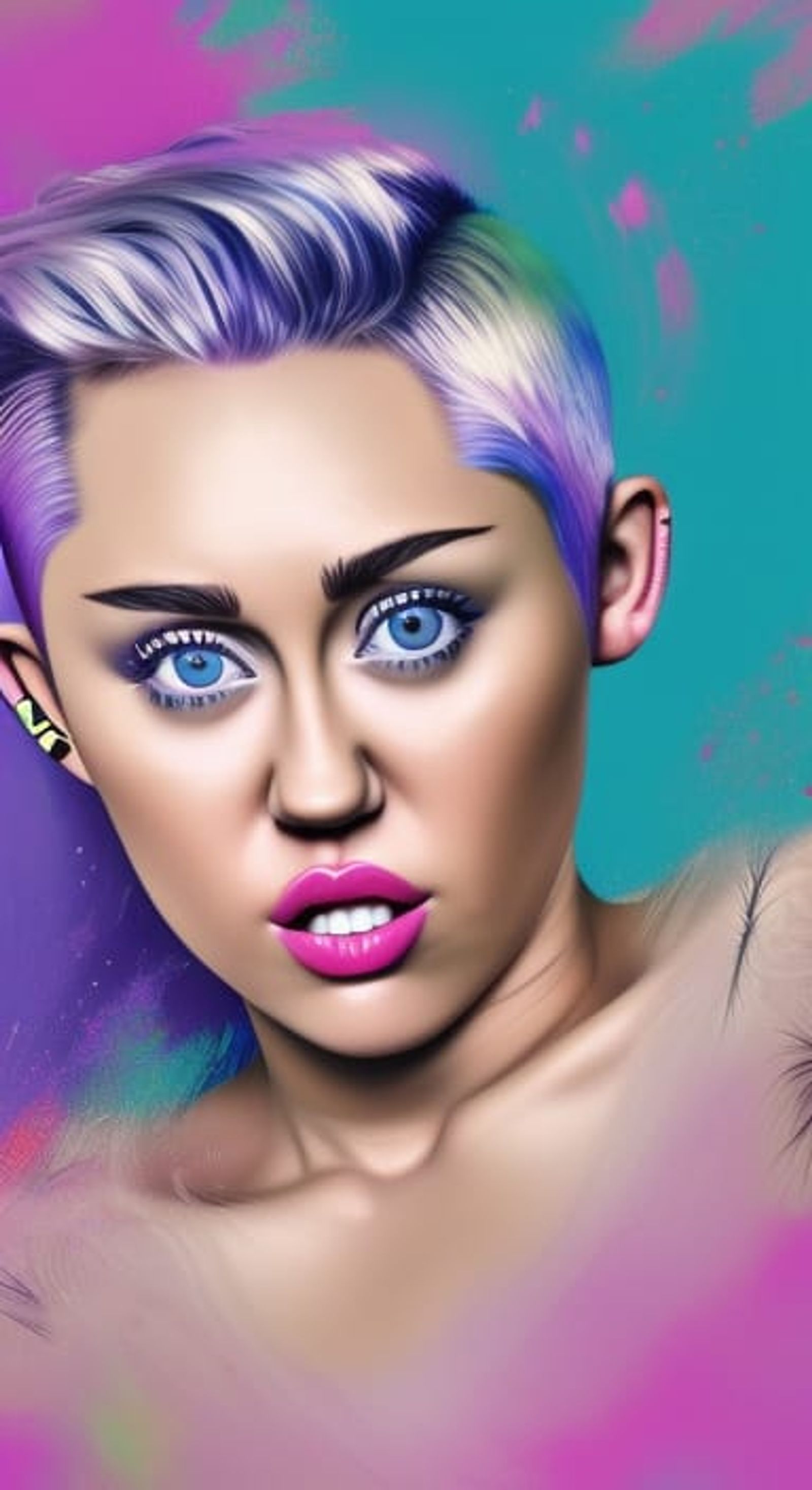 Miley Cyrus - AI Generated Artwork - NightCafe Creator