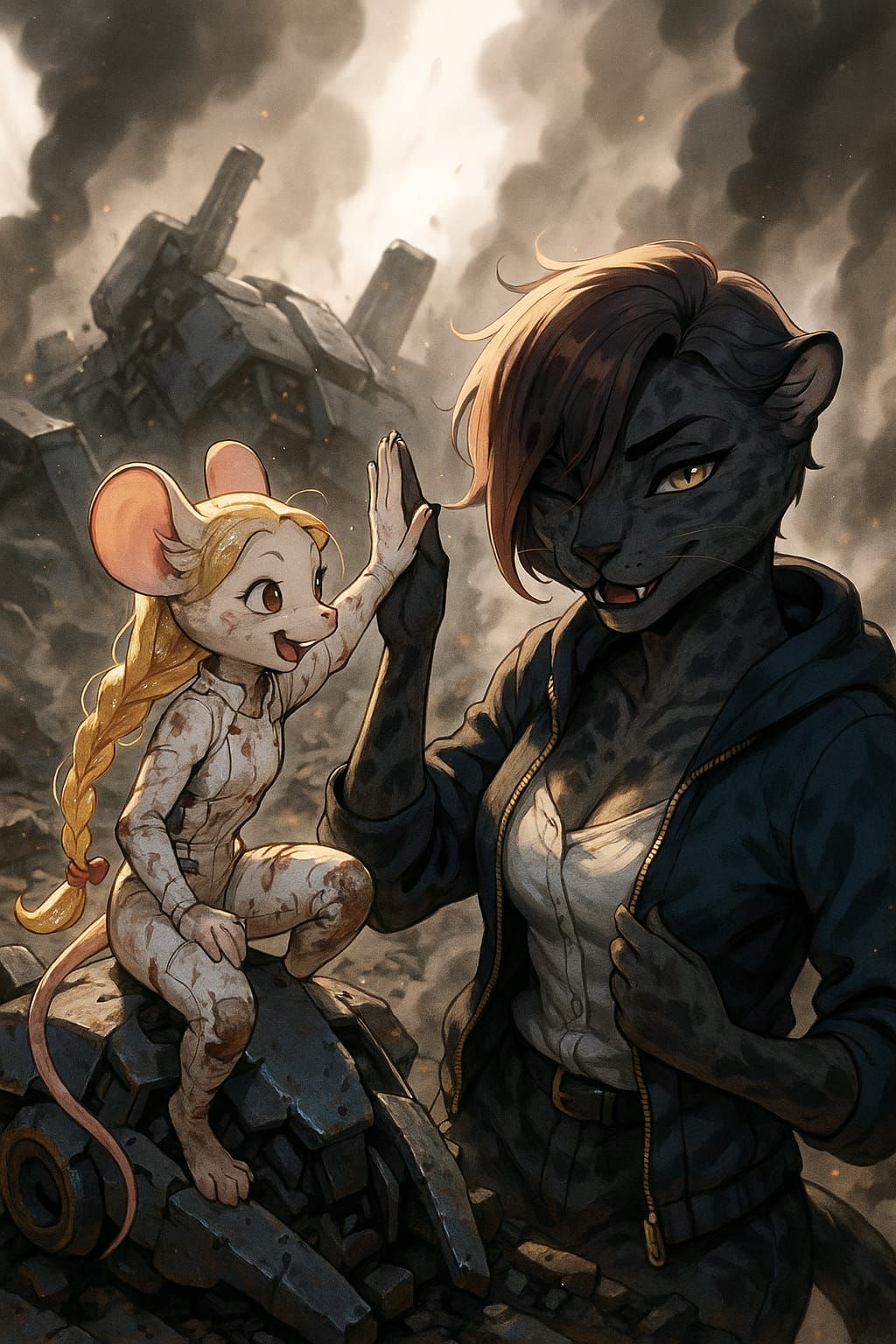 Mika and Nyx: Afterbattle