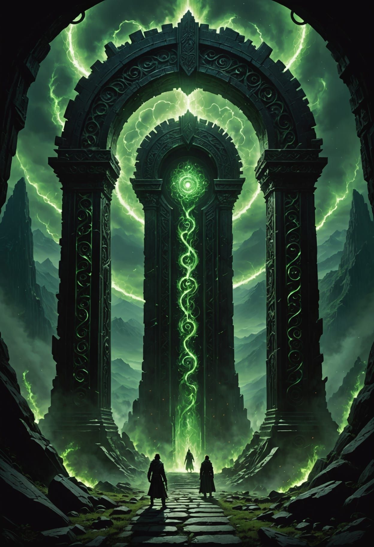 Monolith of Shadow: A Portal to Another World