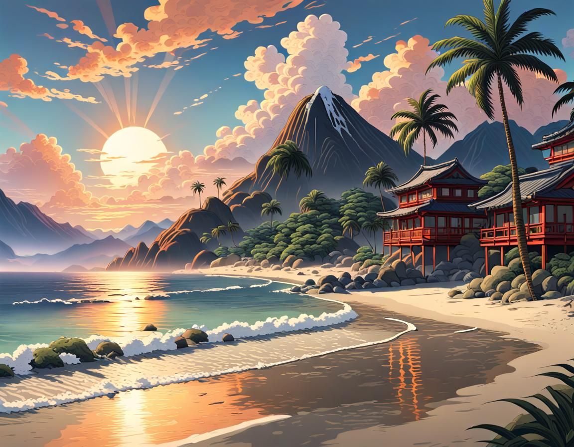 beautiful island oasis