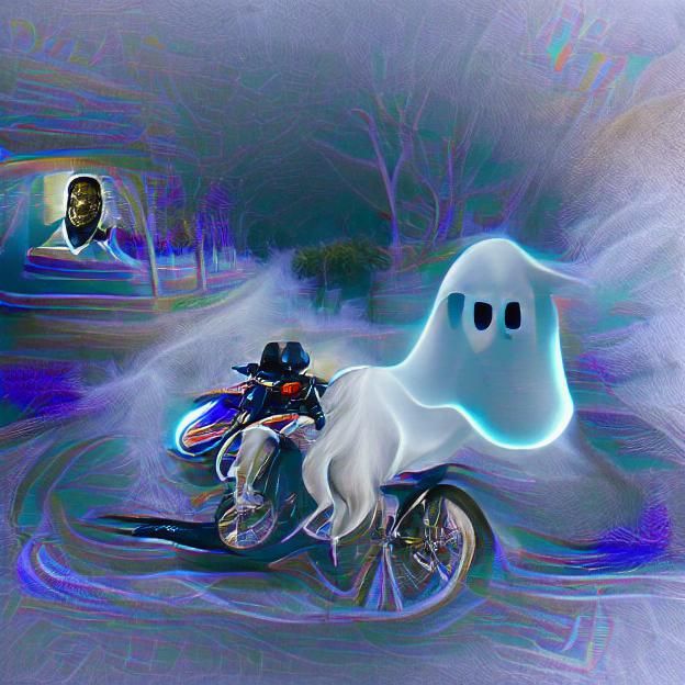 I've been riding with the ghost