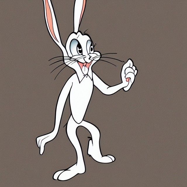 Bugs Bunny Character design - AI Generated Artwork - NightCafe Creator