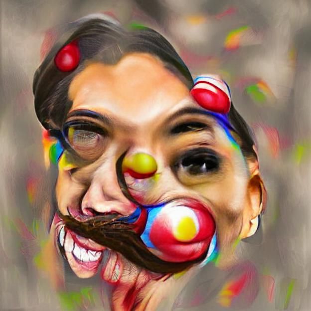 Clown Alexandria Ocasio-Cortez