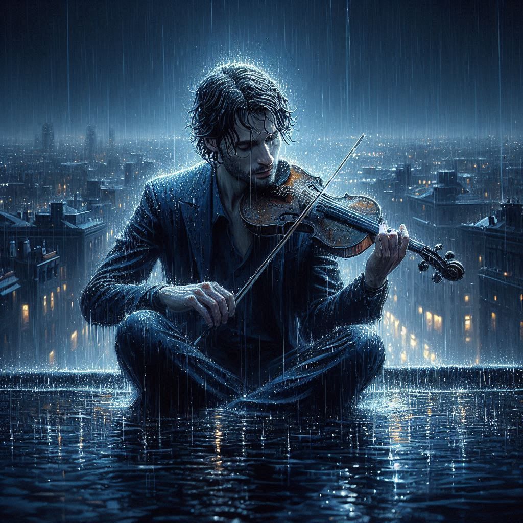 Neon Tears: Violin Bleeding Light