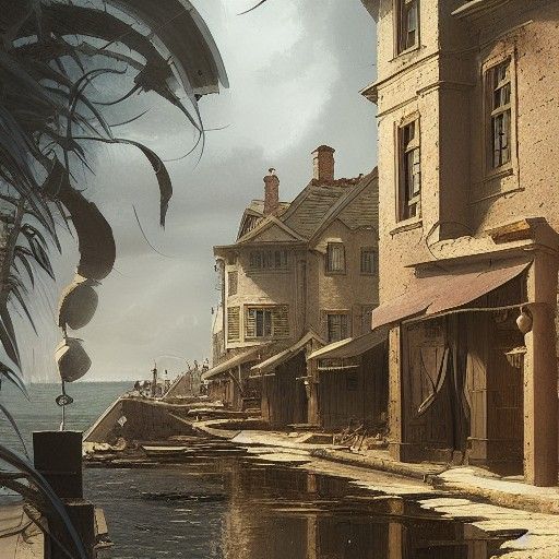 Seaside town