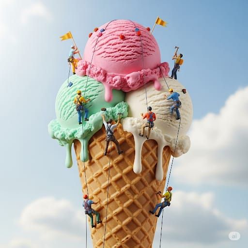 מטפסים על הגלידה