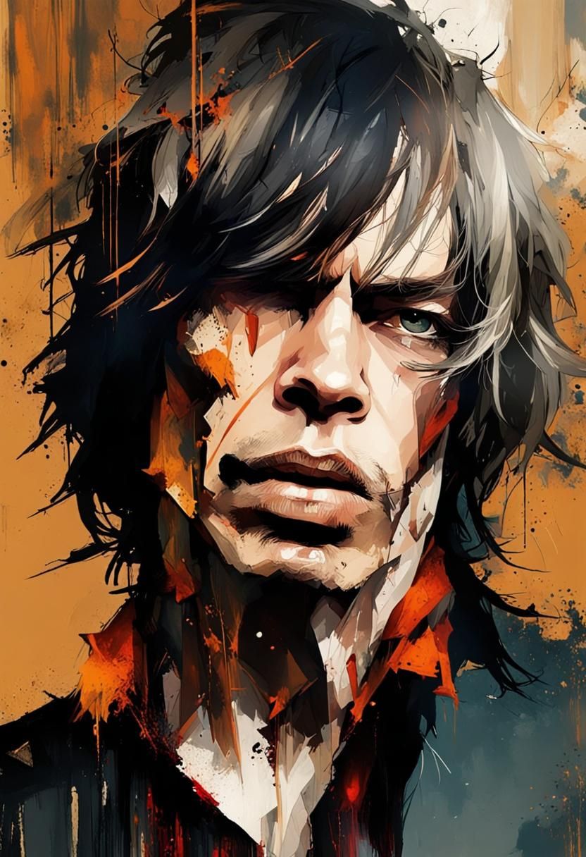 MIKE JAGGER - AI Generated Artwork - NightCafe Creator