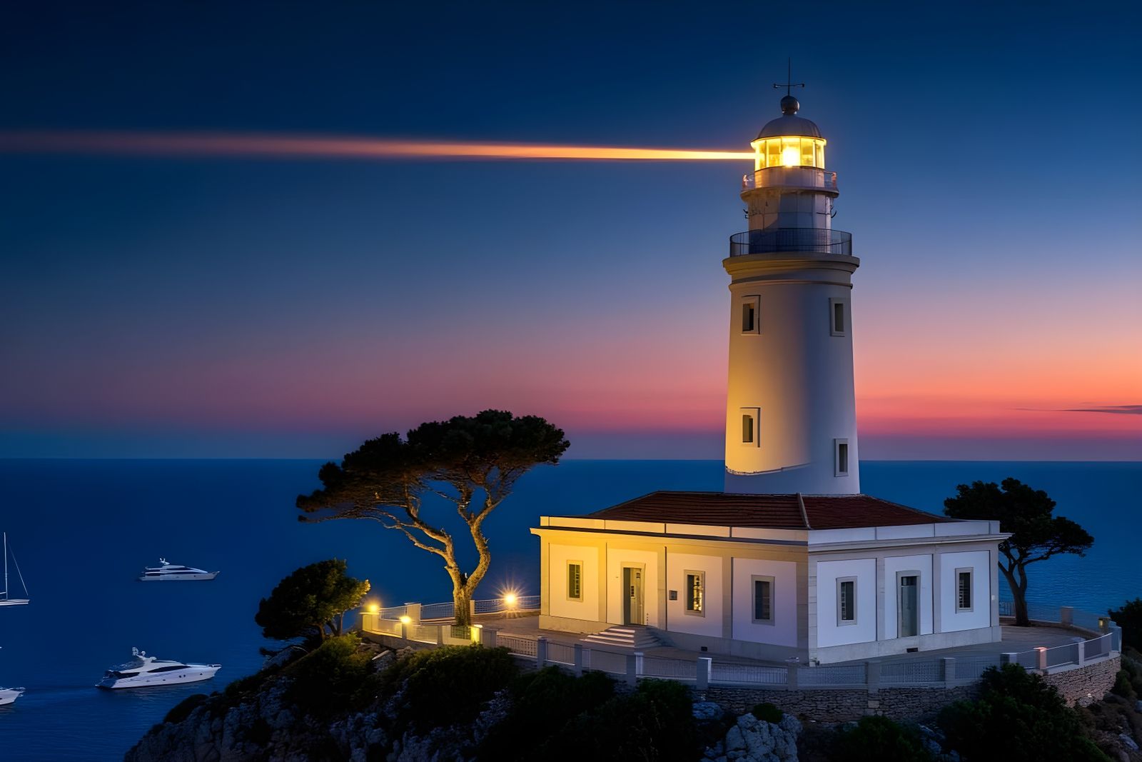 The Lighthouse of Lefkada Greece  by @Gary Murakami